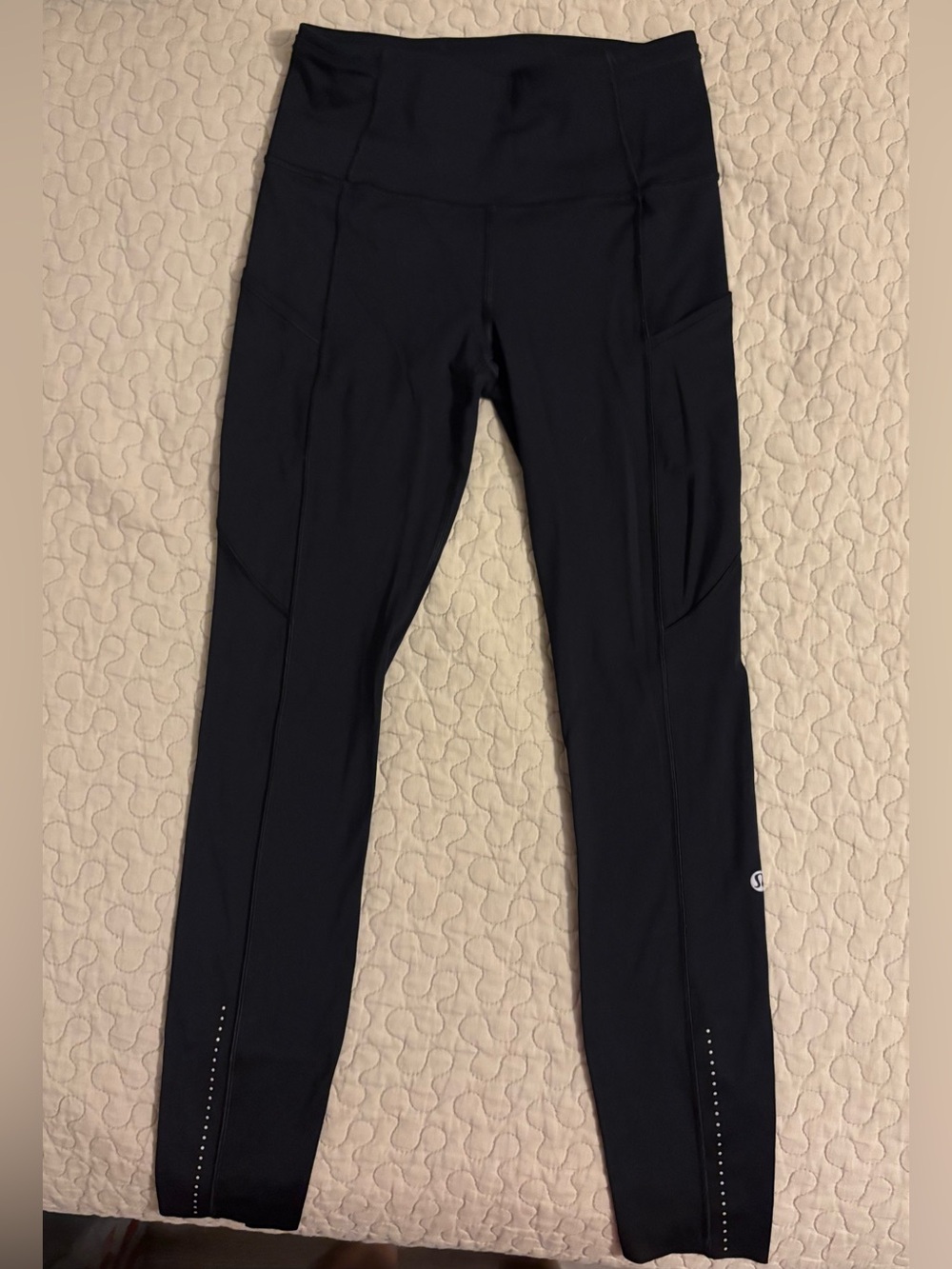 lululemon athletica Black High-Rise Leggings with Side Pockets